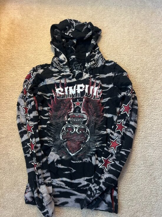 Sinful Tops - Sinful Affliction Hoodie